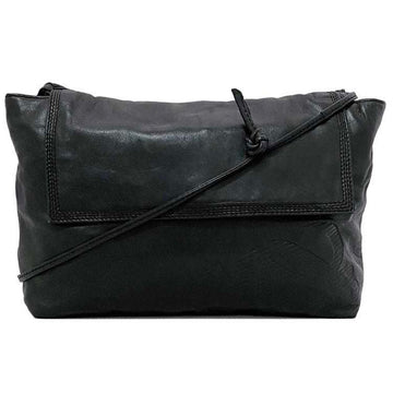 LOEWE shoulder bag black anagram nappa leather  ladies