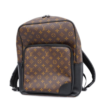 LOUIS VUITTON Rucksack Monogram Macassar Dean Backpack M45335 Brown Black Men's