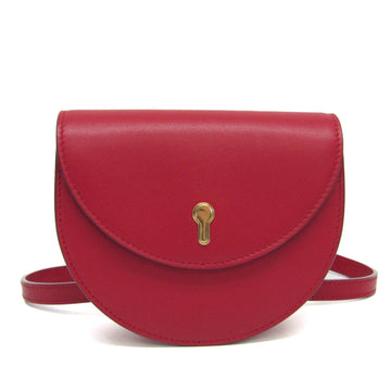 BALLY Camy 6235198 Women's Leather Shoulder Bag Red Color