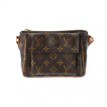 LOUIS VUITTON Monogram Vivacite PM Brown M51165 Women's Canvas Shoulder Bag