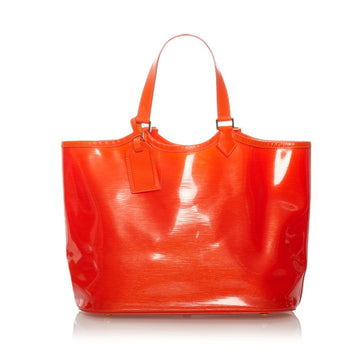 Louis Vuitton Epi Plage Lagoon Bay Tote Bag M92264 Orange Vinyl Leather Ladies LOUIS VUITTON