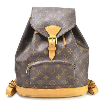 Louis Vuitton Backpack Monogram Montsouris MM Brown Canvas Women's Men's M51136