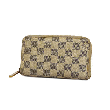 LOUIS VUITTONAuth  Damier Azur Zippy Compact Wallet N60029 Women's Long Wallet