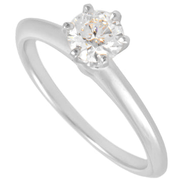 TIFFANY&Co Diamond 0.36ct[H/VS2/3EX] Solitaire Ring Pt950 #8.5