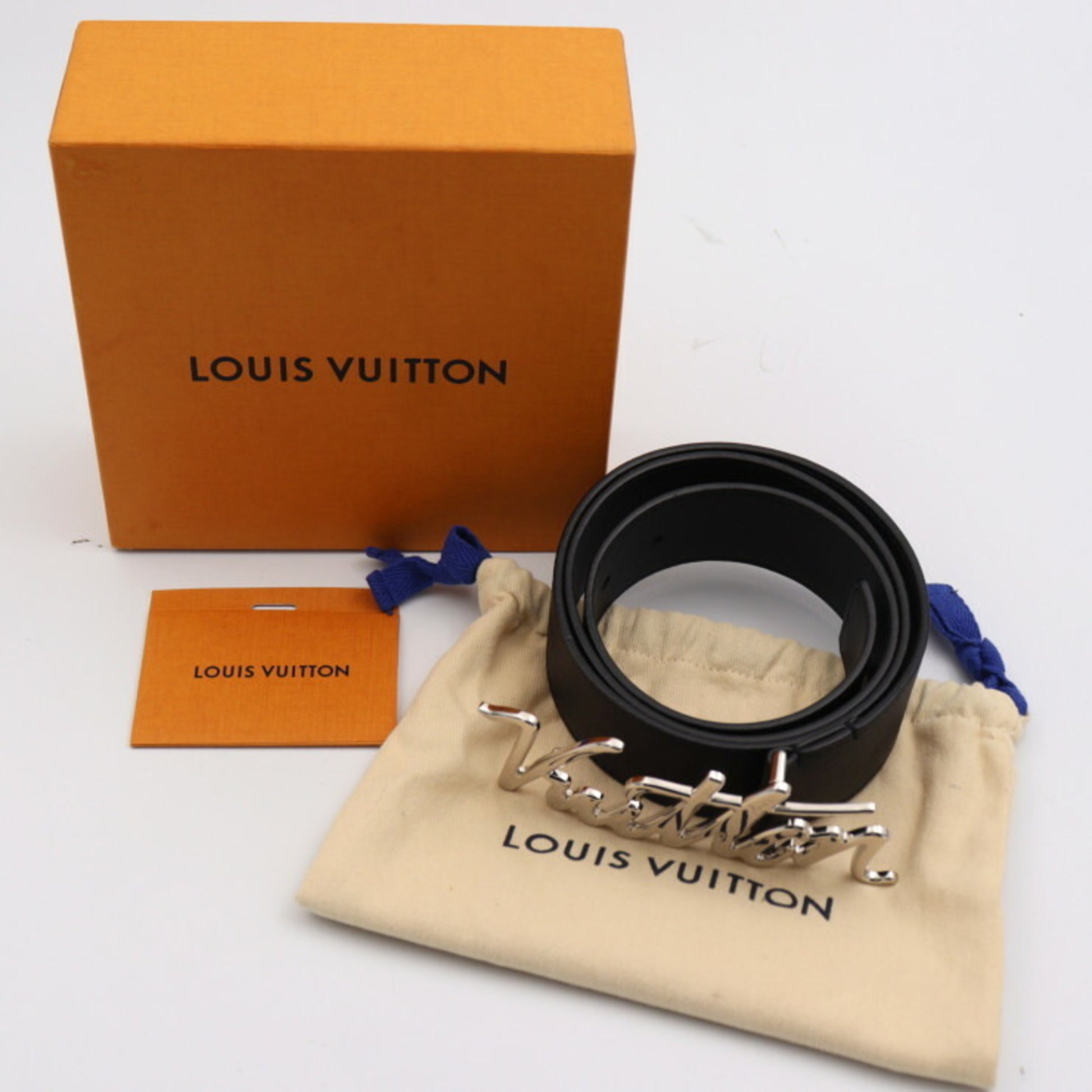 LOUIS VUITTON Louis Vuitton Sun Tulle neogram belt M6058U notation
