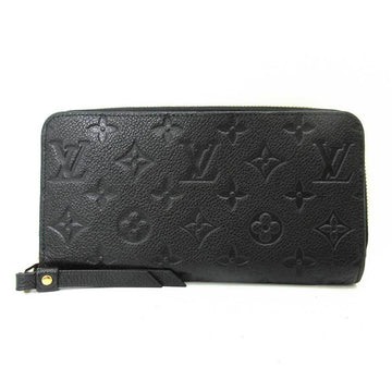 LOUIS VUITTON Wallet Zippy Black Long Round Zipper Women's Monogram Implant M61864 LOUISVUITTON