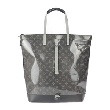 LOUIS VUITTON Monogram Eclipse Glaze Backpack Daypack M43900 Coated Canvas Leather Gray Black 2WAY Isetan Popup Limited