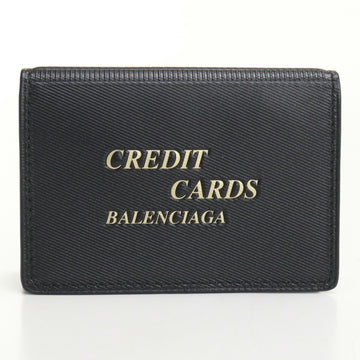 BALENCIAGA pass case 506000 1000 card leather unisex