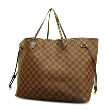 LOUIS VUITTON Tote Bag Damier Neverfull GM N51106 Brown Ladies