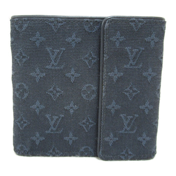 LOUIS VUITTON Porto Bier Carte Credit Monet Trifold Wallet Blue TST blue Monogram mini canvas M92439