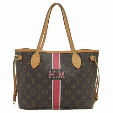 LOUIS VUITTON Monogram My LV Heritage Neverfull PM Tote Bag Brown/Pink Ladies