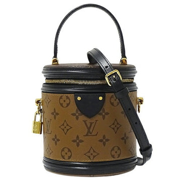 LOUIS VUITTON Bag Monogram Reverse Women's Handbag Shoulder 2way Cannes M43986 Brown