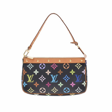 Louis Vuitton Multicolor Pochette Accessoir Noir M92648 Ladies Monogram