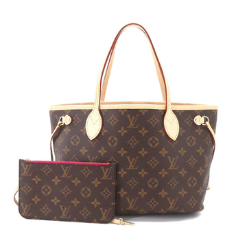 LOUIS VUITTON Monogram Neverfull PM Tote Bag Brown Pivoine M41245 RFID