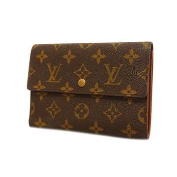 Louis Vuitton Trifold Wallet Monogram Porto Tresor Etuychequier M61200 Unisex