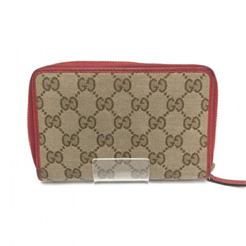 GUCCI 420113 GG Canvas Folio Wallet