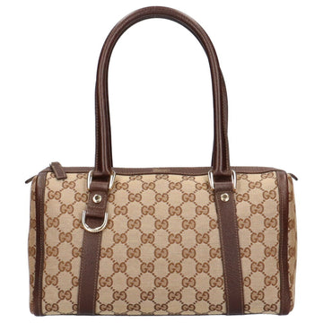 GUCCI Abbey Boston Bag GG Canvas Beige Ladies