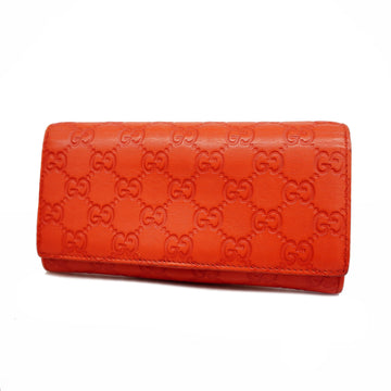 Gucci bi-fold long wallet Gucci sima 346058 leather red
