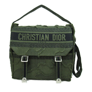 Dior Shoulder Bag Khaki cotton