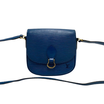 LOUIS VUITTON Vintage Saint Cloud PM Epi Leather Genuine Mini Shoulder Bag Pochette Blue