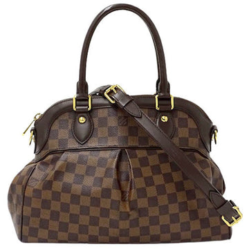 LOUIS VUITTON Bag Damier Women's Handbag Shoulder 2way Trevi PM N51997 Brown