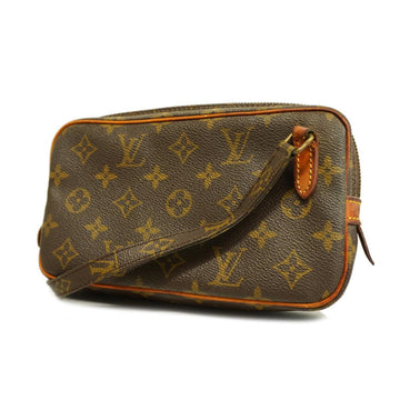 LOUIS VUITTON Shoulder Bag Monogram Pochette Marly Bandouliere M51828 Brown Ladies