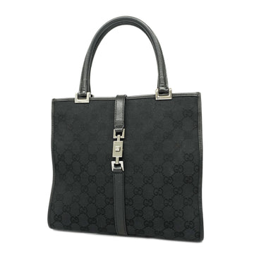 GUCCIAuth  Jackie Handbag 002 1065 Women's GG Canvas Black