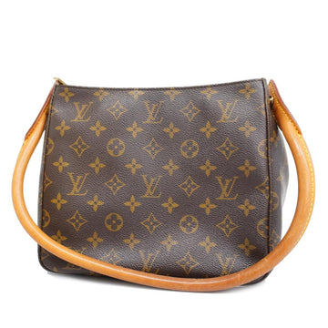 LOUIS VUITTON Shoulder Bag Monogram Looping MM M51146 Brown Ladies