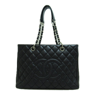 CHANEL GSTTote Bag Black Caviar Skin [Grained Calf]