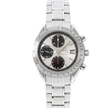 Omega Speedmaster Date 3211 31 Chronograph Men's Watch Silver Dial Automatic Winding