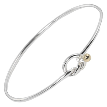 TIFFANY Bracelet Love Knot Bangle Silver 925 K18 Gold &Co. Women's