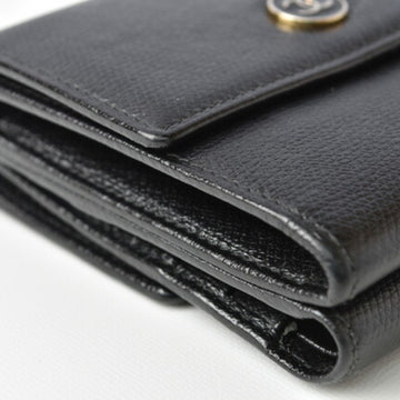 CHANEL wallet  folio folding A20902 double here mark black