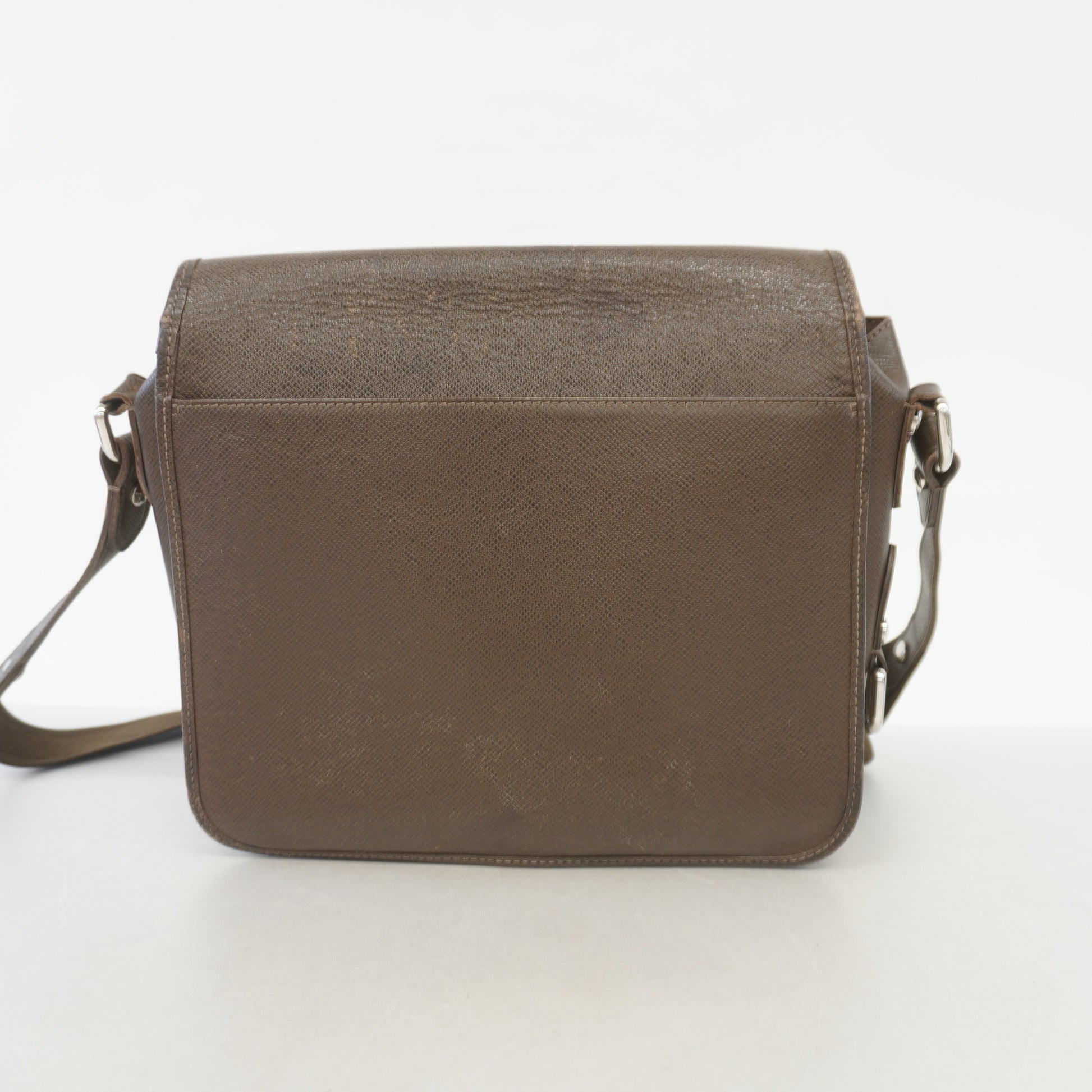 LOUIS VUITTON Shoulder Bag M30168 Del Soo Grizzly Taiga/Nylon