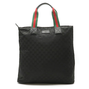 Gucci sherry line GG canvas leather black green red 131233