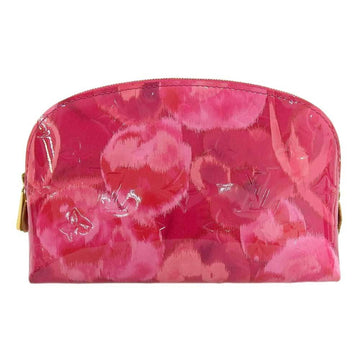 LOUIS VUITTON Verni Pochette Cosmetic Ikat Flower Pouch Rose Andian M90045