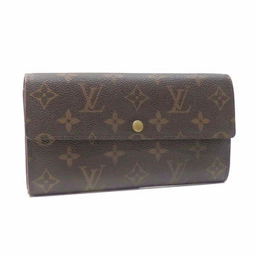 Louis Vuitton Bifold Long Wallet Monogram Portefeuille Sarah Women's M61726