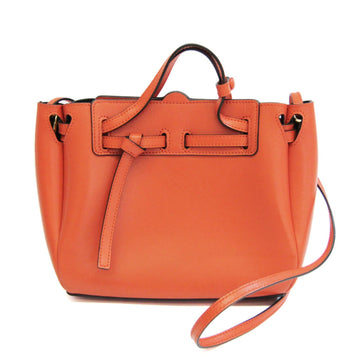 LOEWE LAZO MINI Women's Leather Handbag,Shoulder Bag Orange