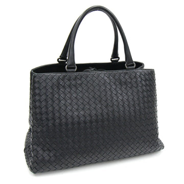 BOTTEGA VENETA Handbag Intrecciato 223377 Black Leather Tote Ladies