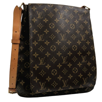 LOUIS VUITTON Shoulder Bag Musette Salsa M51256 Monogram Canvas Brown Women's