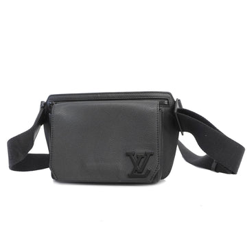 LOUIS VUITTONAuth  Aerogram Takeoff Sling M57081 Men's Sling Bag Noir