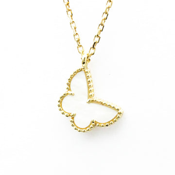 VAN CLEEF & ARPELS Sweet Alhambra Papillon Yellow Gold [18K] No Stone Men,Women Fashion Pendant Necklace