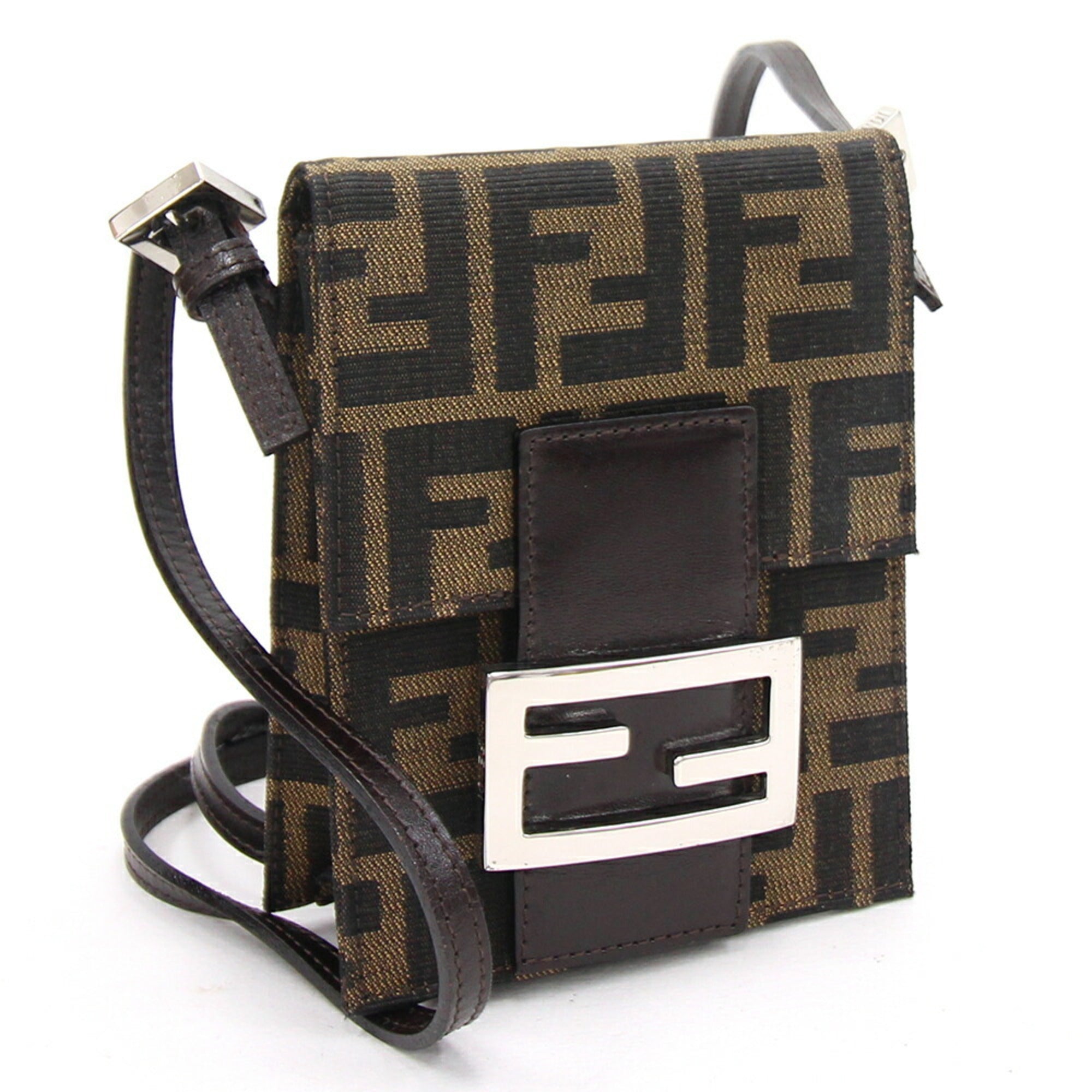 Fendi zucca pochette clearance bag