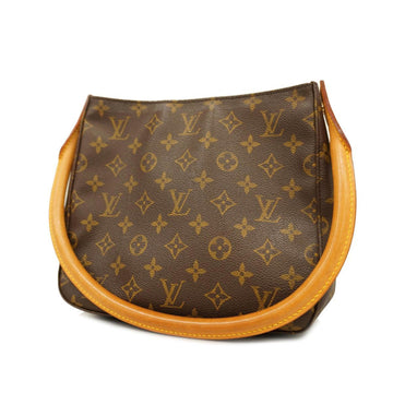 LOUIS VUITTON Shoulder Bag Monogram Looping MM M51146 Brown Ladies