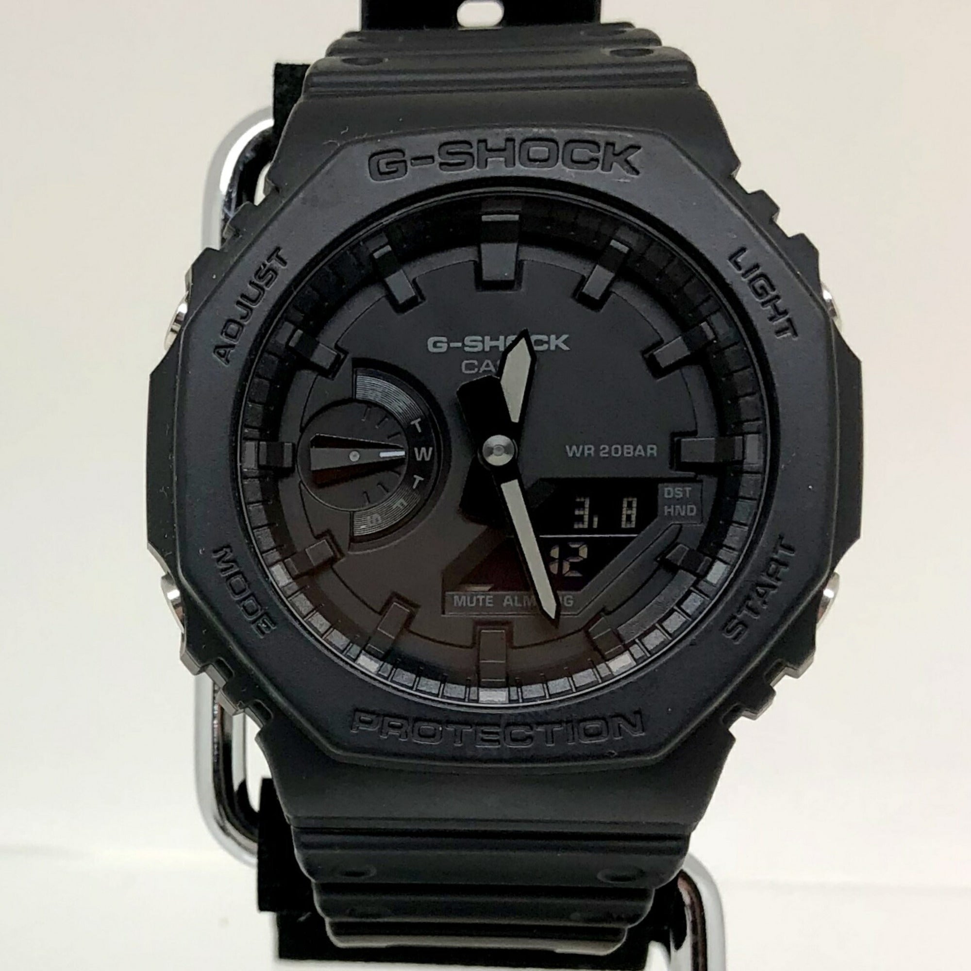 CASIOG SHOCK G Shock watch GA 2100 1A1JF octagon form all black analog