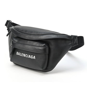 BALENCIAGA Everyday Belt Bag / Body 579617 Leather Black