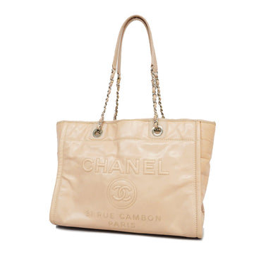 Chanel Deauville 2way Bag Women's Leather Handbag,Shoulder Bag,Tote Bag