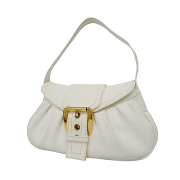 CELINEAuth  Women's Leather Shoulder Bag White