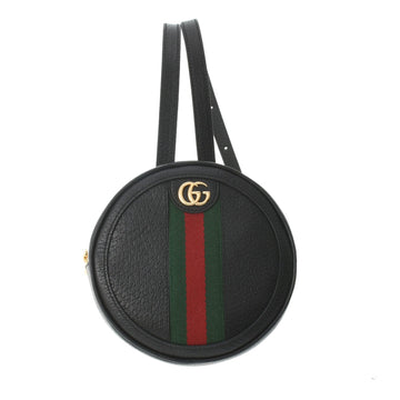Gucci Ophidia Mini Round Backpack Black 598661 Women's Leather Backpack/Daypack