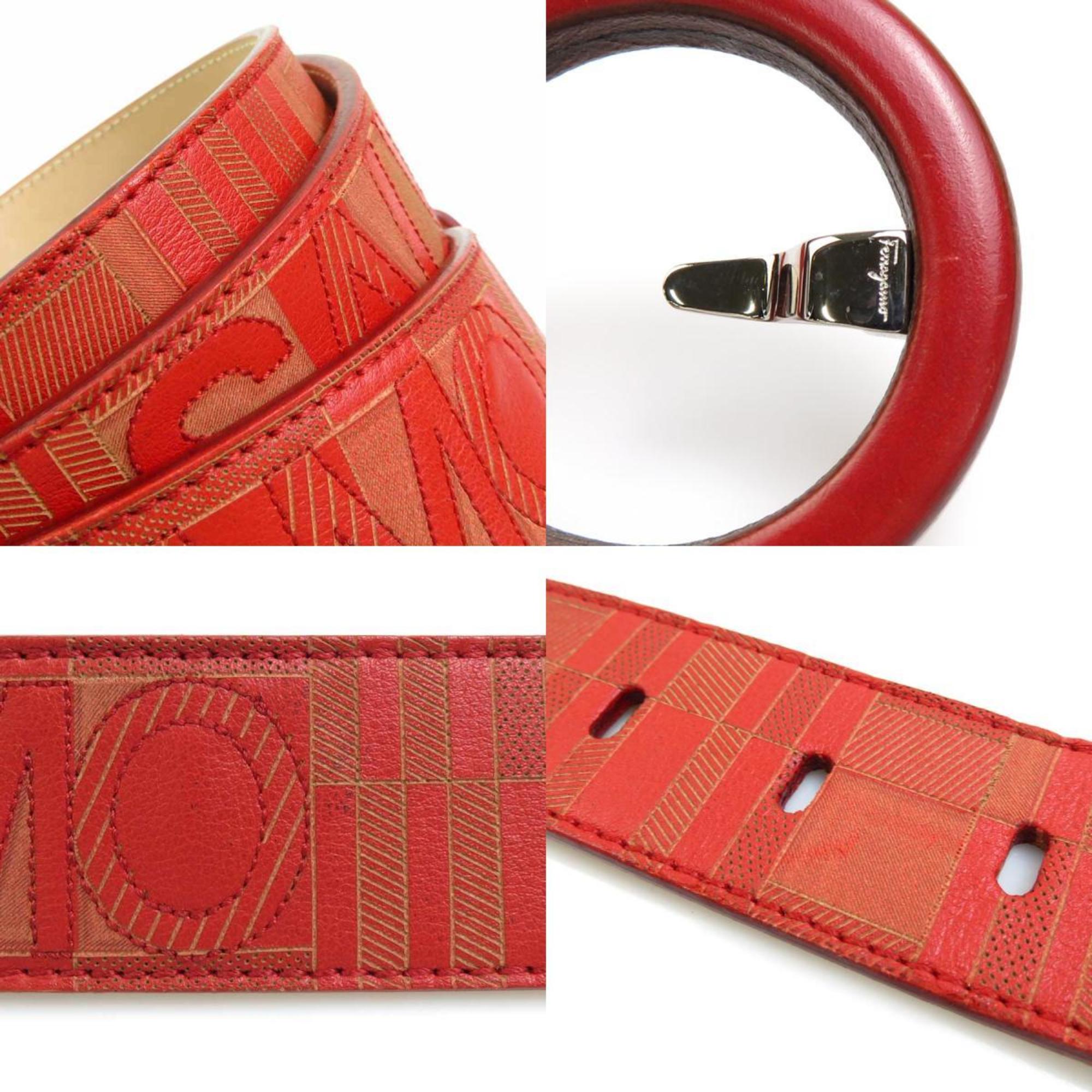 Ferragamo hotsell red belt