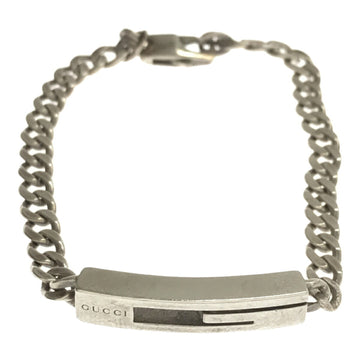 GUCCI Bracelet Bangles Logo Women's Unisex Accessories Miscellaneous Goods SILVER Silver 925 AG